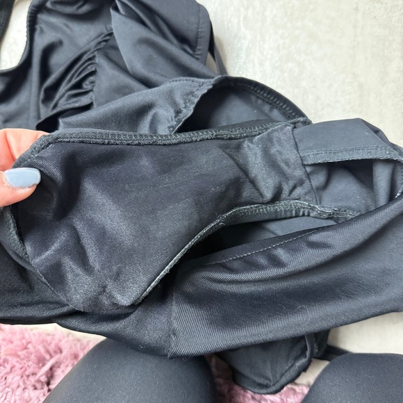 Miraclesuit black one piece swimsuit Oceanus wrap Ruched slimming swimsuit - Picture 11 of 12